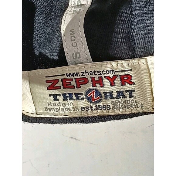 Vintage Georgetown Hoyas Snapback Hat Navy Blue Embroidered Adjustable Cap - Picture 9 of 9